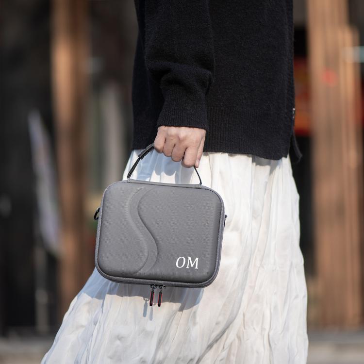 For DJI Osmo Mobile 7 / 7P / 8 STARTRC Portable Shockproof Waterproof PU Case Bag (Grey) by STARTRC