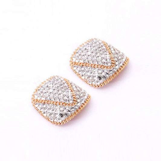 2 PCS Crystal Fake Nail Art Tips Rhinestone Full Cover Toenails Decals Stickers(NO:23) by bashfashion