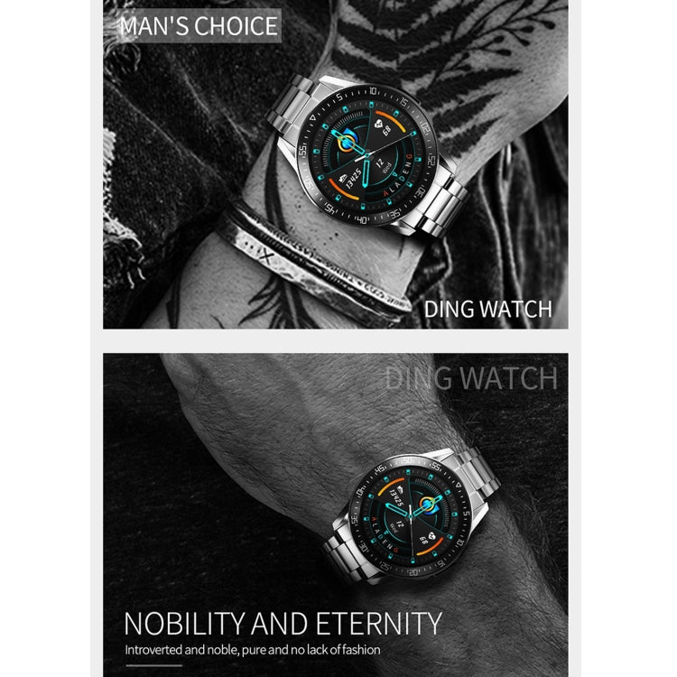 GT3 1.3 inch Full-fit Round Screen Smart Watch, Support Sleep Monitor / Heart Rate Monitor / Temperature Monitoring(Black) by bashfashion