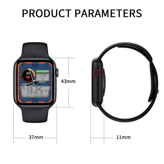 DW35 1.75 inch Full Screen IP67 Waterproof Smart Watch, Support Sleep Monitor / Heart Rate Monitor / Bluetooth Call(Pink) by bashfashion