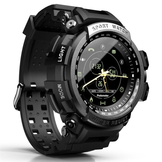 Lokmat MK28 1.4 inch FSTN Screen IP68 Waterproof Smart Watch, Support Information Reminder / Remote Camera / Sport Record(Black) by Lokmat
