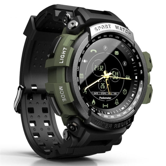 Lokmat MK28 1.4 inch FSTN Screen IP68 Waterproof Smart Watch, Support Information Reminder / Remote Camera / Sport Record(Green) by Lokmat