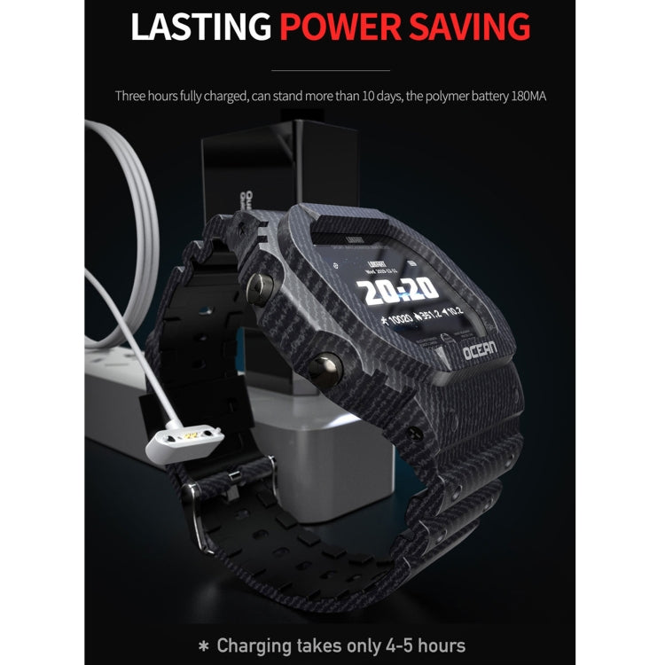 Lokmat OCEAN 1.14 inch TFT Touch Screen IP68 Waterproof Smart Watch, Support Information Reminder / Sleep Monitor / Sport Record(Denim Blue) by Lokmat