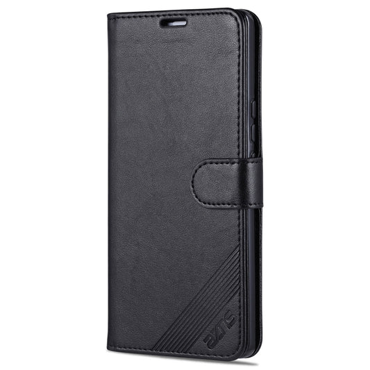 For Huawei nova 8 5G AZNS Sheepskin Texture Horizontal Flip Leather Case with Holder & Card Slots & Wallet(Black) by AZNS