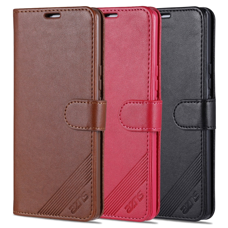 For Huawei nova 8 5G AZNS Sheepskin Texture Horizontal Flip Leather Case with Holder & Card Slots & Wallet(Black) by AZNS