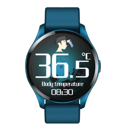 T88 1.28 inch TFT Color Screen IP67 Waterproof Smart Watch, Support Body Temperature Monitoring / Sleep Monitoring / Heart Rate Monitoring(Blue) by bashfashion