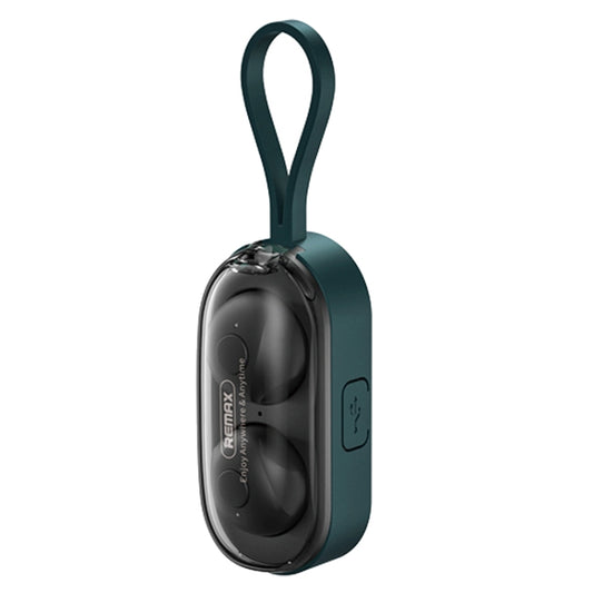 Remax TWS-15 Bluetooth 5.0 Portable Wristband Style True Wireless Stereo Earphone(Green) by REMAX