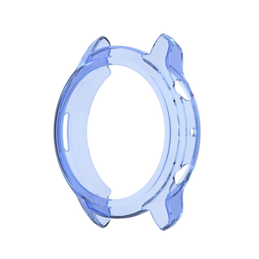 For TicWatch Pro 3 / Pro 3 Lite Half Coverage Hollowed TPU Protective Case(Transparent Blue) by bashfashion