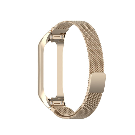 For Samsung Galaxy Fit 2 SM-R220 Milanese Watch Band(Champagne) by bashfashion