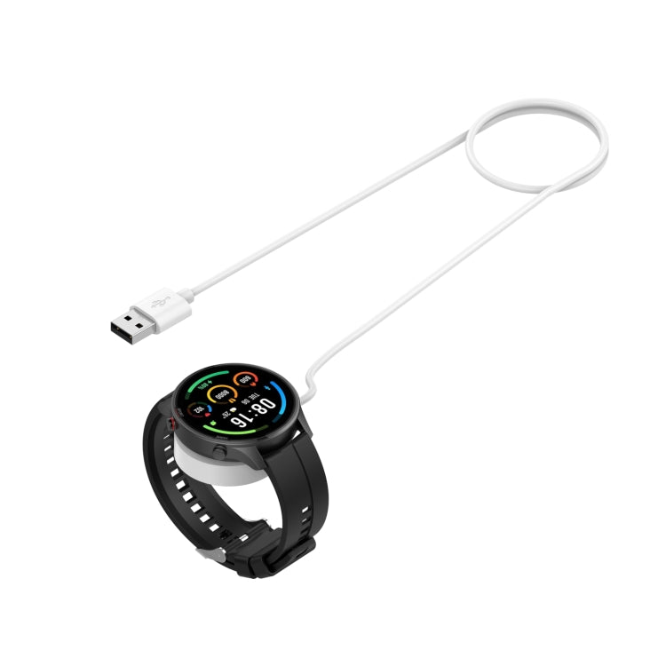 For Xiaomi Watch Color Sport USB Magnetic Charging Cable, Length: 1m(White) by bashfashion