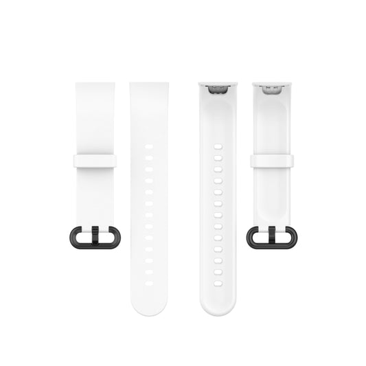 For Xiaomi Mi Watch Lite / Redmi Watch Silicone Watch Band, Size: One Size(White) by bashfashion