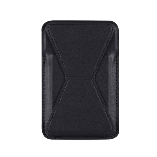 Magsafing Magnetic Folding Stand Leather Wallet Snap-On Card Holder Case Bag for iPhone 12 mini, iPhone 12, iPhone 12 Pro, iPhone 12 Pro Max(Black) by bashfashion