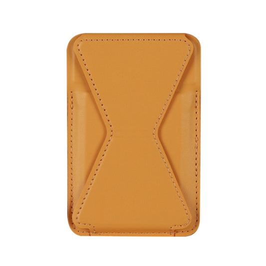 Magsafing Magnetic Folding Stand Leather Wallet Snap-On Card Holder Case Bag for iPhone 12 mini, iPhone 12, iPhone 12 Pro, iPhone 12 Pro Max(Yellow) by bashfashion