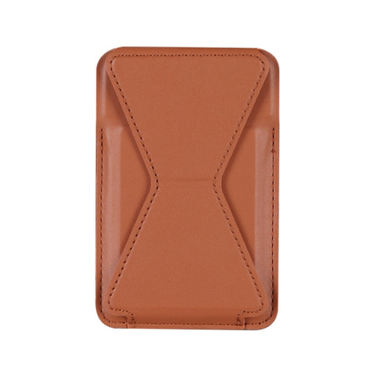 Magsafing Magnetic Folding Stand Leather Wallet Snap-On Card Holder Case Bag for iPhone 12 mini, iPhone 12, iPhone 12 Pro, iPhone 12 Pro Max(Brown) by bashfashion