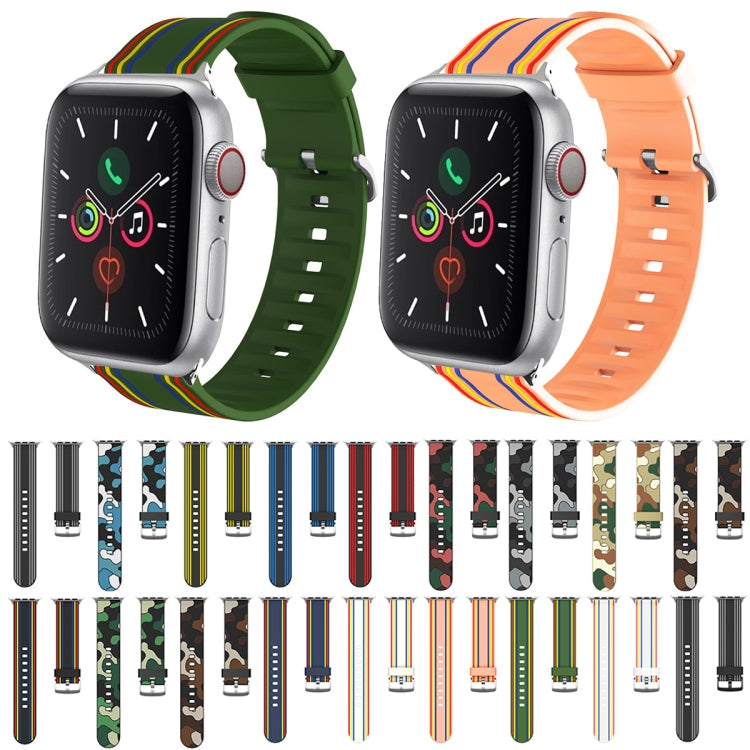 Silicone Replaceable Watch Band For Apple Watch Ultra 49mm&Watch Ultra 2 49mm / Series 9&8&7 45mm / SE 3&SE 2&6&SE&5&4 44mm / 3&2&1 42mm(18) by bashfashion