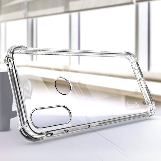 For Motorola Moto E7 Power IMAK All-inclusive Shockproof Airbag TPU Case with Screen Protector(Transparent) by imak