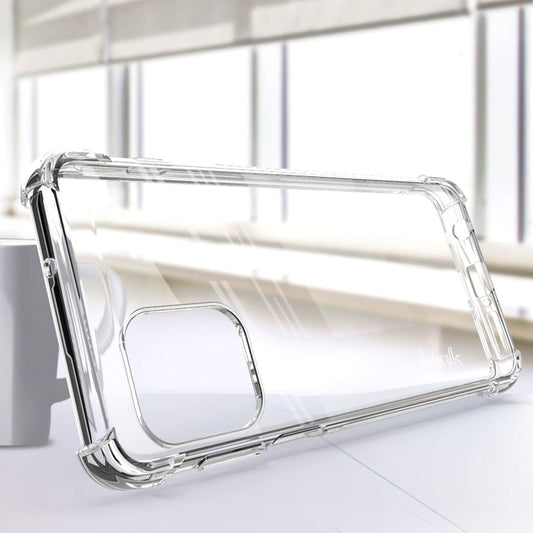 For Motorola Moto Edge S IMAK All-inclusive Shockproof Airbag TPU Case with Screen Protector(Transparent) by imak