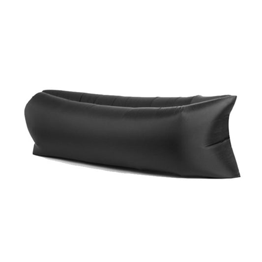 Outdoor Portable Lazy Water Inflatable Sofa Beach Grass Air Bed, Size: 200 x 70cm(Black) by bashfashion