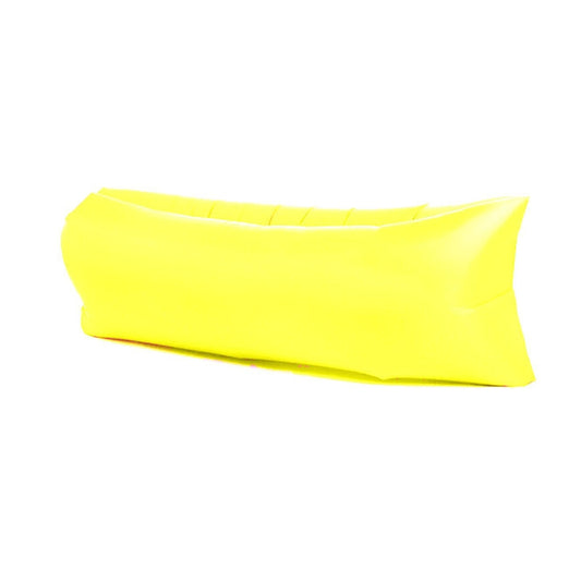 Outdoor Portable Lazy Water Inflatable Sofa Beach Grass Air Bed, Size: 200 x 70cm(Yellow) by bashfashion