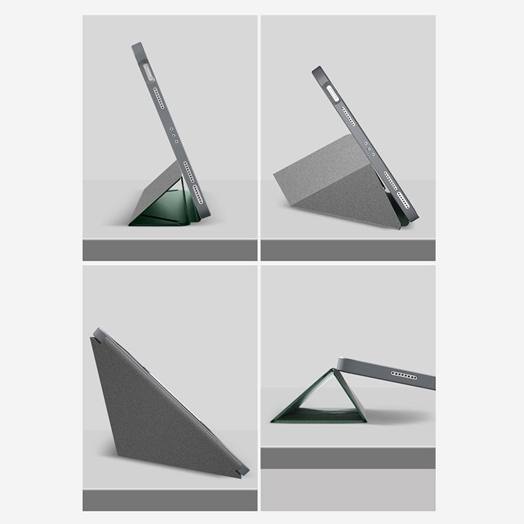 For iPad Pro 11 2022 / 2021 / 2020 Mutural Multi-fold Smart Leather Tablet Case(Red) by Mutural