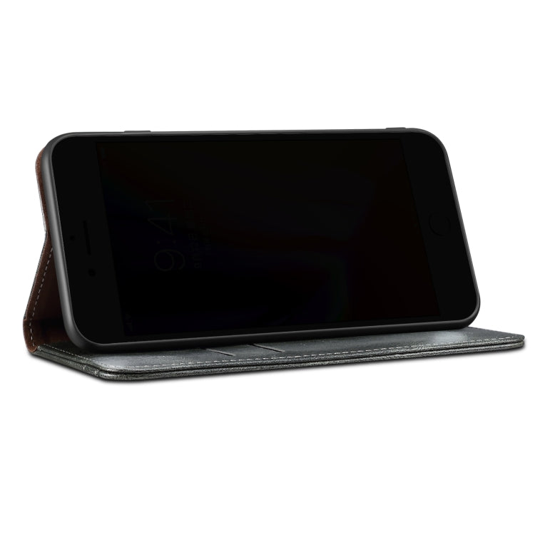 For Xiaomi Mi 11 Lite Simple Wax Crazy Horse Texture Horizontal Flip Leather Case with Card Slots & Wallet(Dark Green) by bashfashion