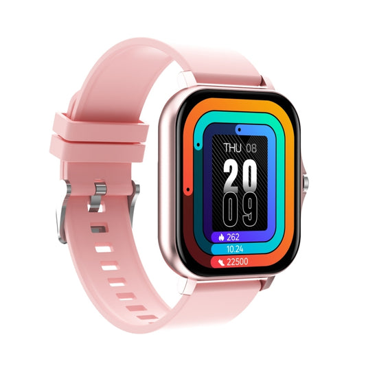 GT20 1.69 inch TFT Screen IP67 Waterproof Smart Watch, Support Music Control / Bluetooth Call / Heart Rate Monitoring / Blood Pressure Monitoring, Style:Silicone Strap(Pink) by bashfashion