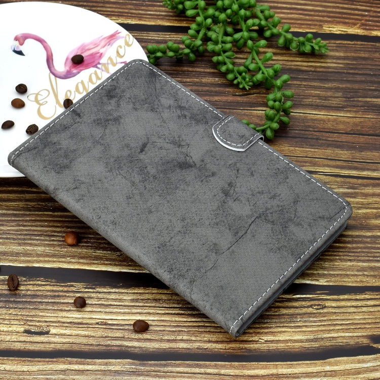 For iPad 10.2 2021 / 2020 / 2019 Solid Color Horizontal Flip Leather Case with Holder & Card Slots & Pen Slot & Sleep / Wake-up Function(Grey) by bashfashion