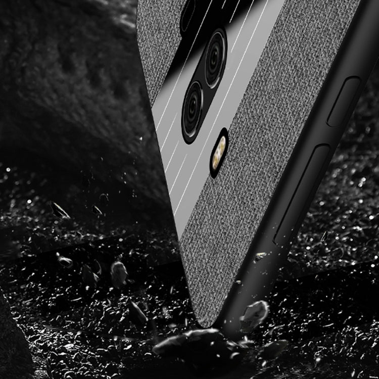 For Huawei Mate 10 XINLI Stitching Cloth Textue Shockproof TPU Protective Case(Black) by XINLI