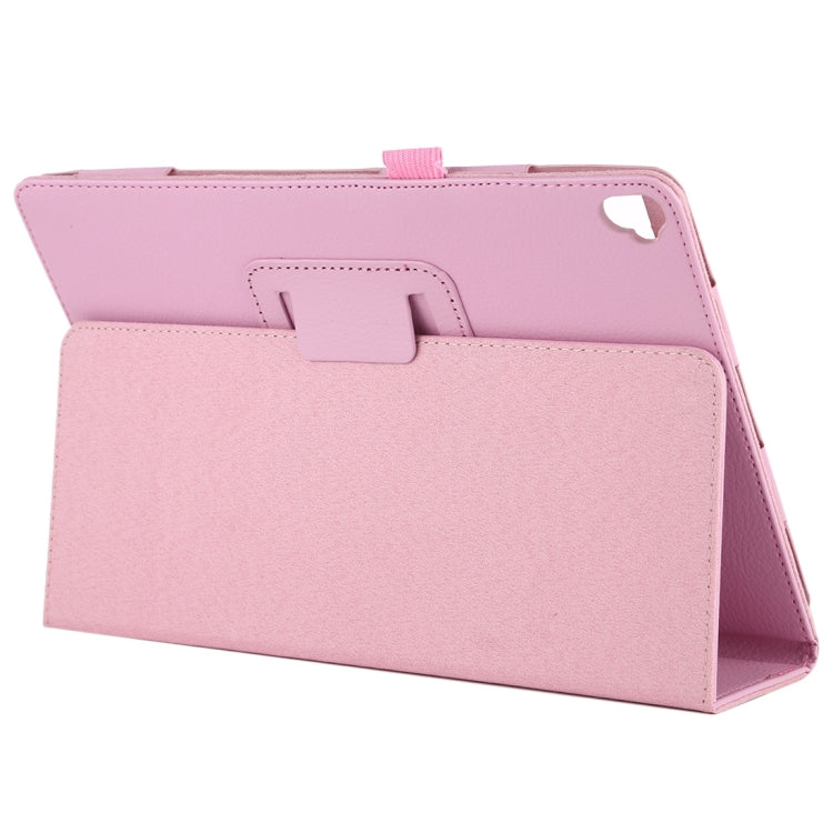 Litchi Texture Horizontal Flip Leather Case with Holder For iPad 10.5 / iPad 10.2 2021 / 2020 / 2019(Pink) by bashfashion