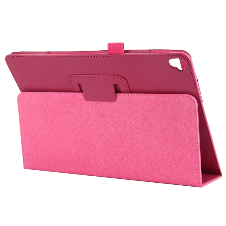 Litchi Texture Horizontal Flip Leather Case with Holder For iPad 10.5 / iPad 10.2 2021 / 2020 / 2019(Rose Red) by bashfashion