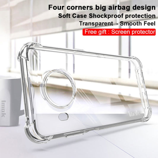 For Nokia X10 / X20 IMAK All-inclusive Shockproof Airbag TPU Case with Screen Protector(Transparent) by imak