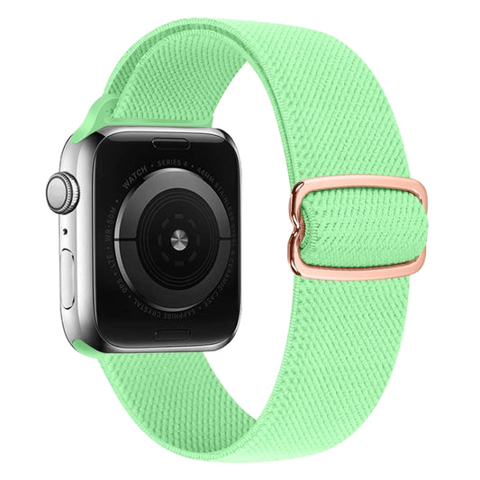 8-shaped Buckle Nylon Watch Band For Apple Watch Ultra 49mm&Watch Ultra 2 49mm / Series 9&8&7 45mm / SE 3&SE 2&6&SE&5&4 44mm / 3&2&1 42mm(Green) by bashfashion