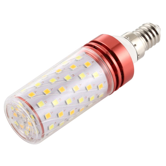 E14 16W 700LM 84LEDs Three-Color Dimming Corn Light Bulb SMD 2835 by bashfashion