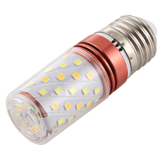 E27 12W 500LM 60LEDs Three-Color Dimming Corn Light Bulb SMD 2835 by bashfashion