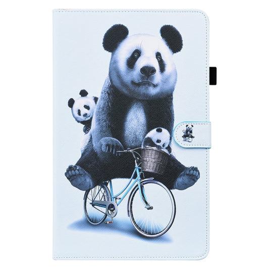 For Samsung Galaxy Tab A 8.0 2019 SM-T290 / SM-T295 Animal Pattern Horizontal Flip Leather Case with Holder & Card Slots & Photo Frame(Cycling Panda) by bashfashion