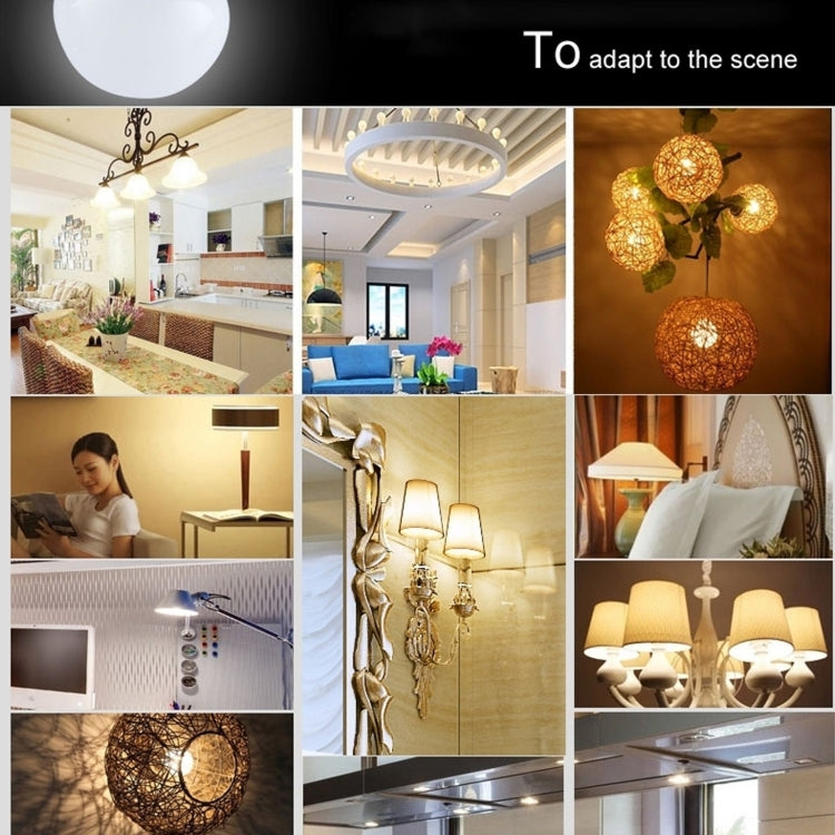 5W E27 40LM LED Energy-Saving Bulb Warm White Light 2800-3200K AC 85-265V by bashfashion
