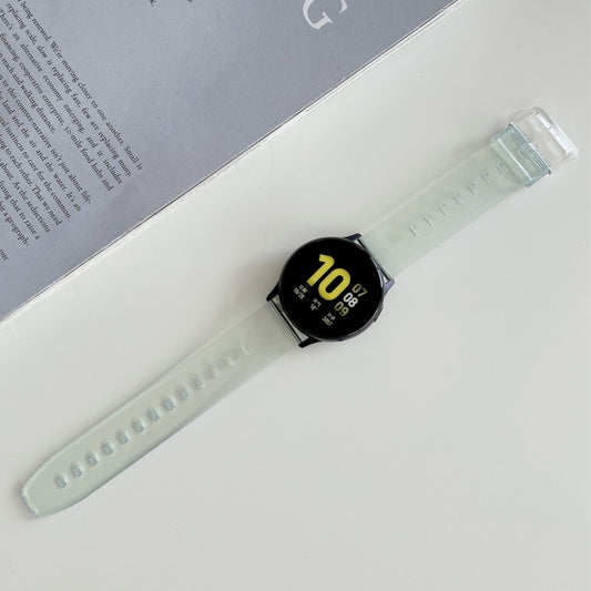 For Samsung Galaxy Watch 3 45mm Discoloration in Light TPU Watch Band(Green) by bashfashion