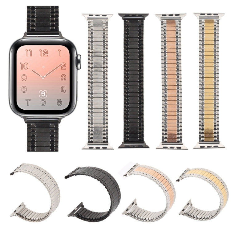 Aluminum Alloy Steel Watch Band For Apple Watch Series 9&8&7 41mm / SE 3&SE 2&6&SE&5&4 40mm / 3&2&1 38mm(Black) by bashfashion