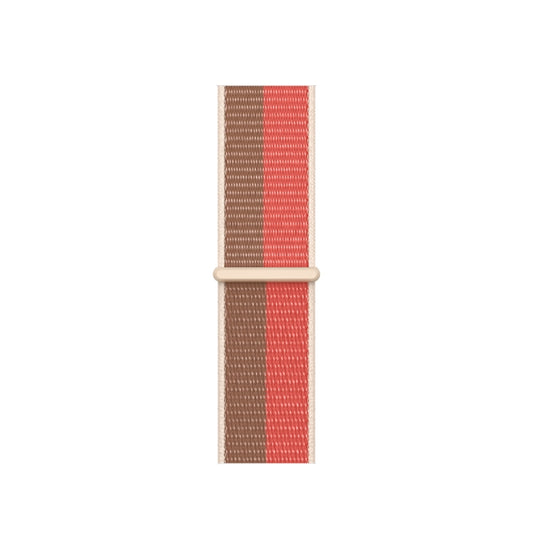 Loop Type Sport Watch Band For Apple Watch Ultra 49mm&Watch Ultra 2 49mm / Series 9&8&7 45mm / SE 3&SE 2&6&SE&5&4 44mm / 3&2&1 42mm (Pomelo Pink Wheat) by bashfashion