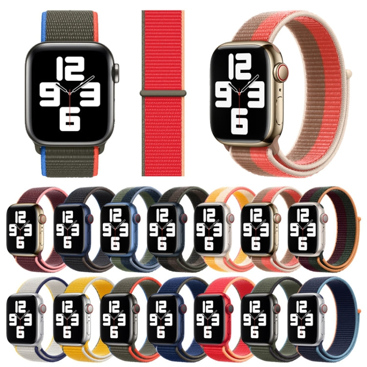 Loop Type Sport Watch Band For Apple Watch Ultra 49mm&Watch Ultra 2 49mm / Series 9&8&7 45mm / SE 3&SE 2&6&SE&5&4 44mm / 3&2&1 42mm (Pine Needle Green) by bashfashion