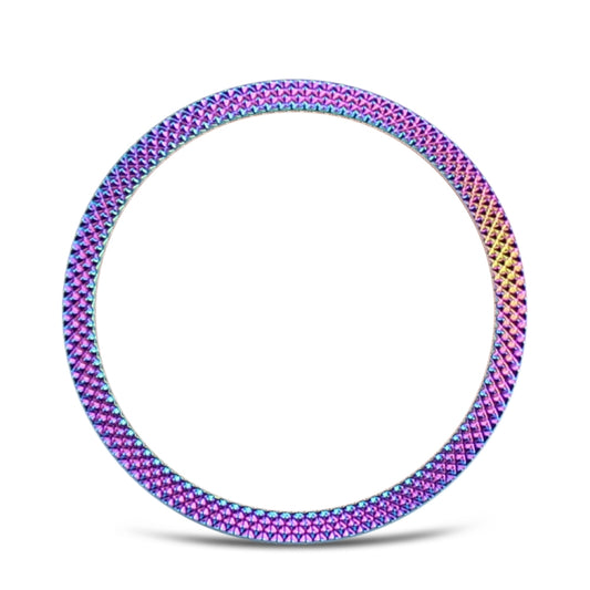 For Samsung Galaxy Watch 3 45mm Smart Watch Rhombus Texture Bezel Ring(Colorful) by ENKAY