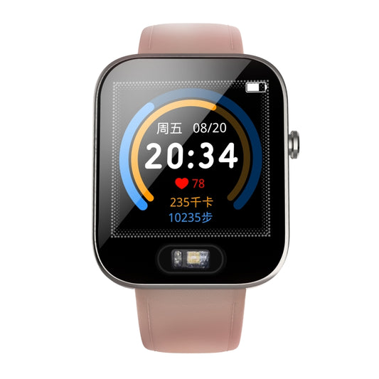 H1 1.3 inch TFT Screen IP68 Waterproof Smart Watch, Support Sleep Monitoring / Heart Rate Monitoring / ECG Electrocardiogram / Vascular Management / Body Temperature Monitoring(Pink) by bashfashion