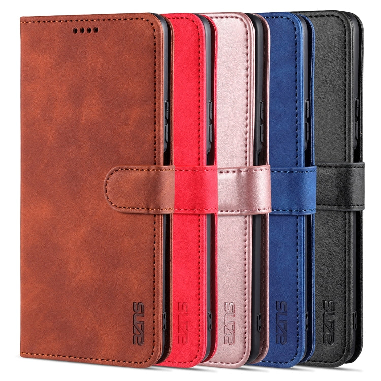 For Honor 50 SE AZNS Skin Feel Calf Texture Horizontal Flip Leather Case with Card Slots & Holder & Wallet(Rose Gold) by AZNS