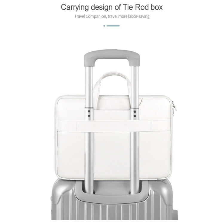 ST01KT Lightweight PU Printed Laptop Bag, Size:14.1-15.4 inch(Sheep Head) by bashfashion