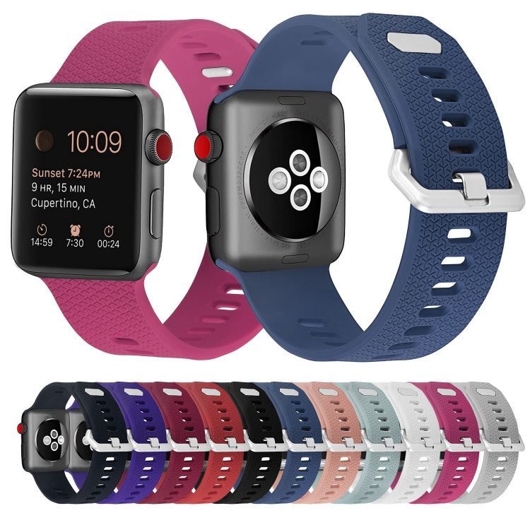 Silicone Watch Band For Apple Watch Ultra 49mm&Watch Ultra 2 49mm / Series 9&8&7 45mm / SE 3&SE 2&6&SE&5&4 44mm / 3&2&1 42mm(Rock White) by bashfashion