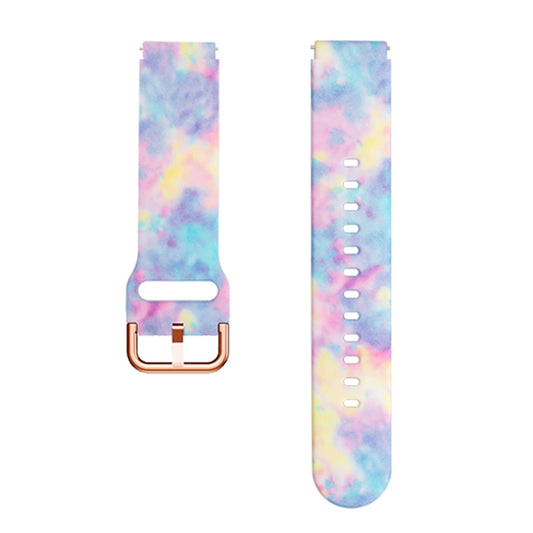 For Xiaomi Haylou LS01 Silicone Printing Watch Band(Candy) by MIJOBS