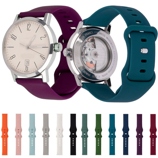 For Garmin Vivoactive 3 8-buckle Silicone Watch Band(Army Green) by bashfashion