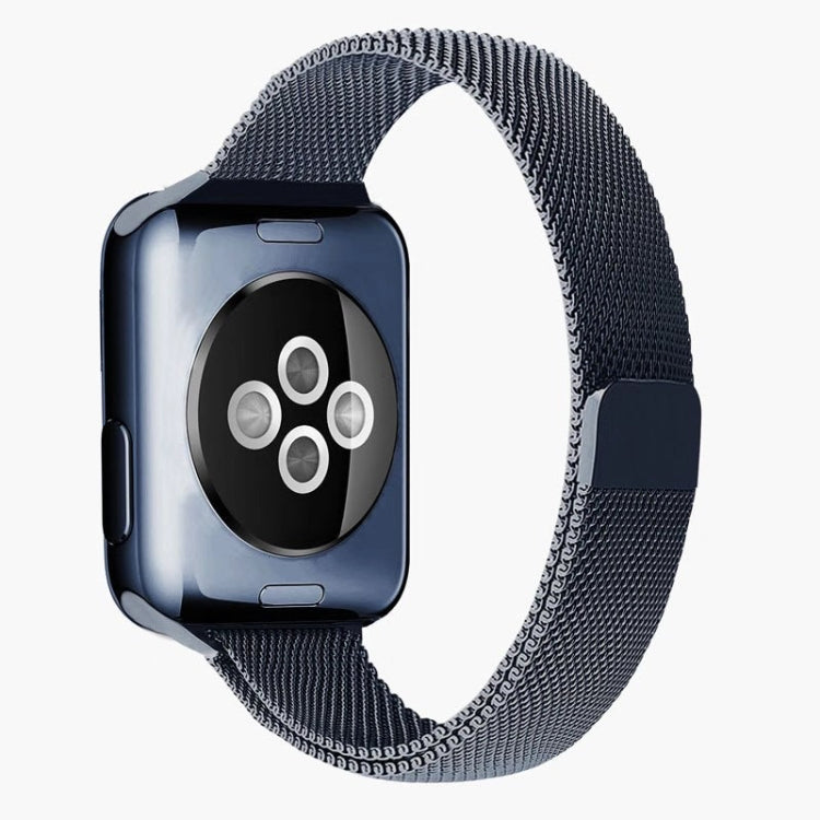 Milan Loopback Small Waist Watch Band For Apple Watch Series 9&8&7 41mm / SE 3&SE 2&6&SE&5&4 40mm / 3&2&1 38mm(Silver) by bashfashion