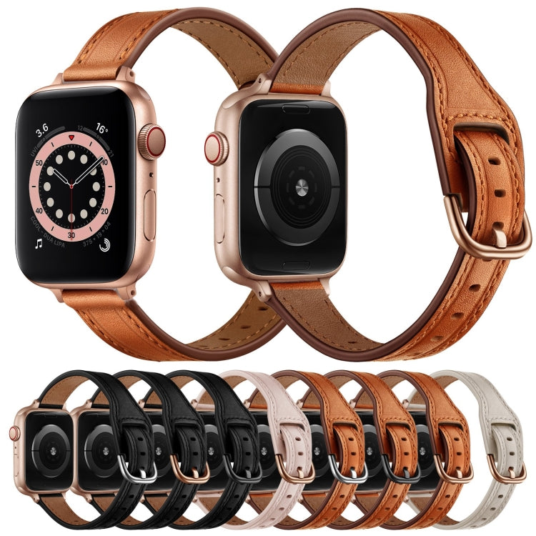 Women Starry Sky Style Leather Watch Band For Apple Watch Ultra 49mm&Watch Ultra 2 49mm / Series 9&8&7 45mm / SE 3&SE 2&6&SE&5&4 44mm / 3&2&1 42mm(Brown Black Buckle) by bashfashion