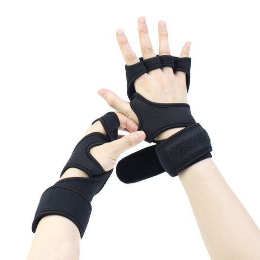 Sports Riding Gloves Silicone pull-up Exercise Gloves, Size:XL(Reinforced Black) by bashfashion